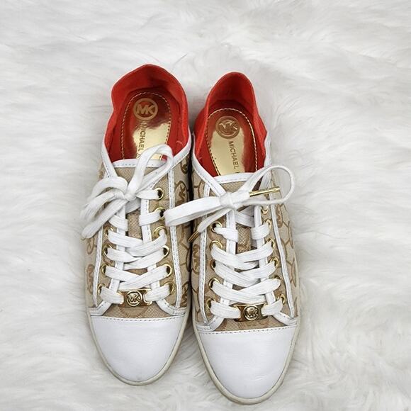 Michael Kors Size 6 Kristy Slide Logo Espadrille Sneakers - Picture 6 of 10
